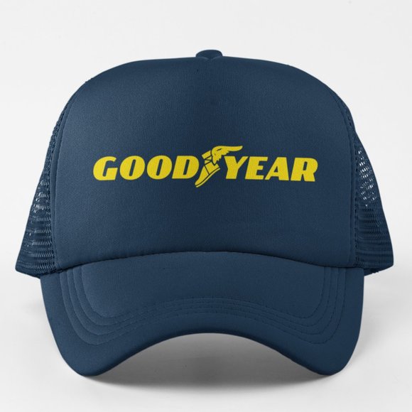 Accessories New Goodyear Tires Wordmark Foam Trucker Mesh Snapback